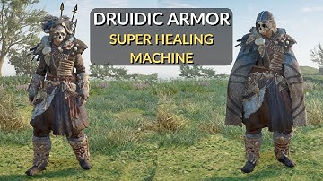 Druidic Armor set showcase | Wrath of the Druids DLC | AC Valhalla