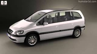 Opel Zafira A 2005 3D Model By 3Dmodels