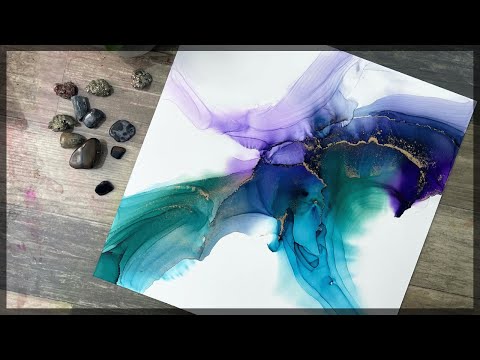 Pour painting, alcohol ink, resin what's all that magic!