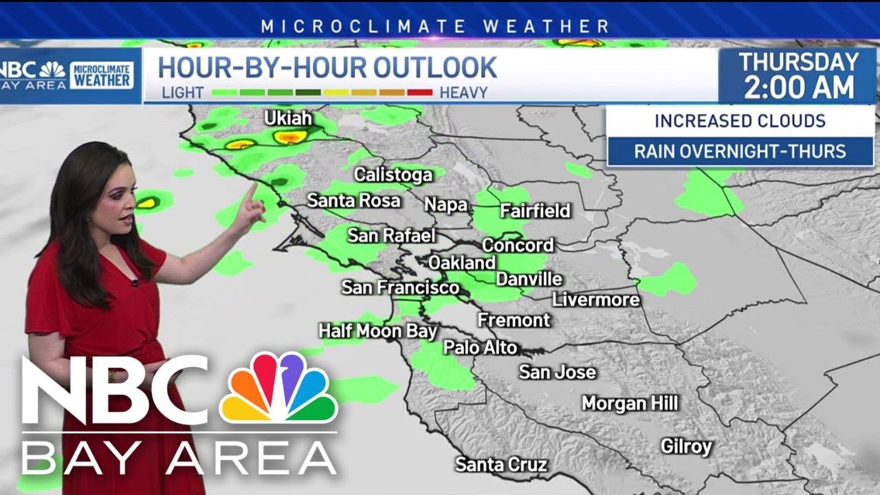 Bay Area forecast: Scattered rain - YouTube