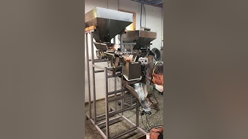 Logical Machines - S-6 Weigh+Fill Scale System - Running 0.75 lb. of Pepper biscuits