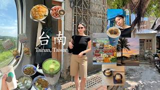 (KOR) 與南台灣地頭蛇朋友𖤐 吃到撐的兩天一夜台南行🍡🍐🍵 feat. 小玉 (朋友媽媽) 餐具, 芭樂咖啡, 万茶川, 南部米糕, 碗粿🥣  | OopsAnnieNini