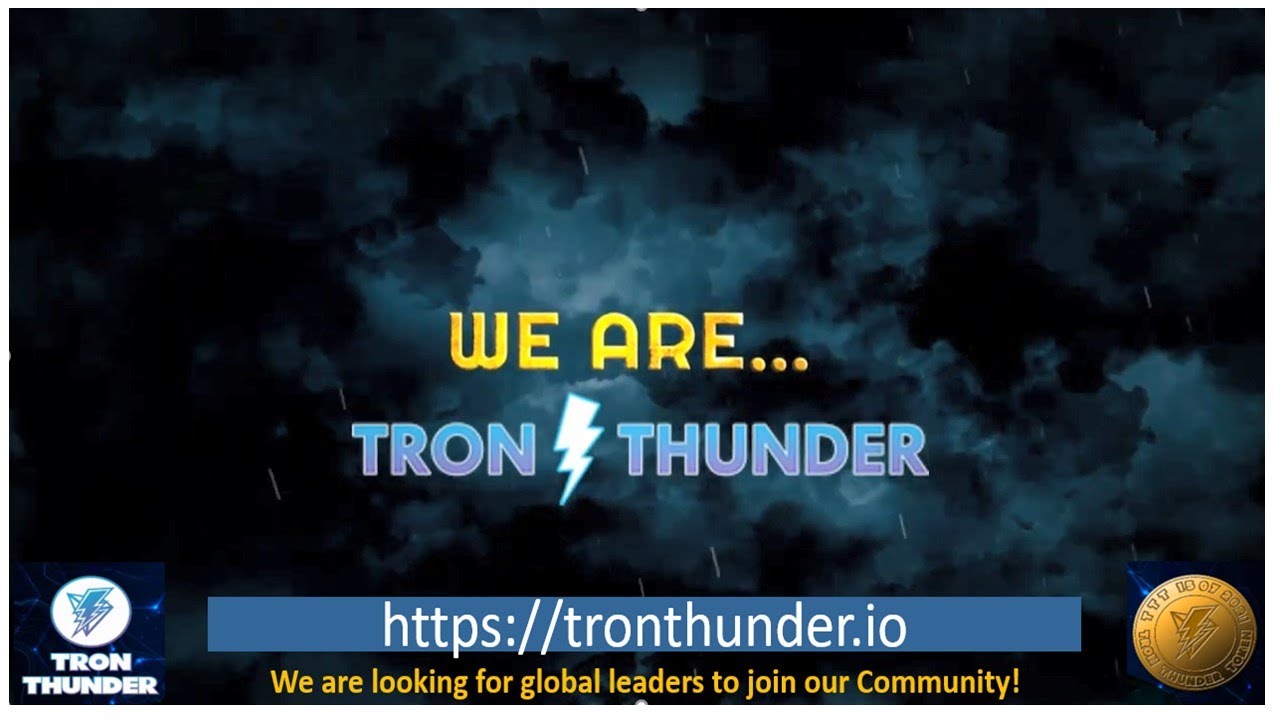 Tron Thunder - an amazing opportunity for every one to earn Tron (TRX) passively every day!!!