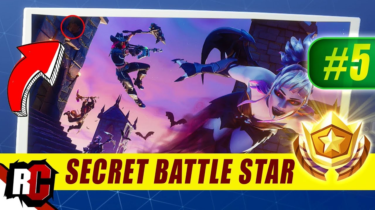 Secret Battle Star Location Week 5 Fortnite Season 6 Hunting Party