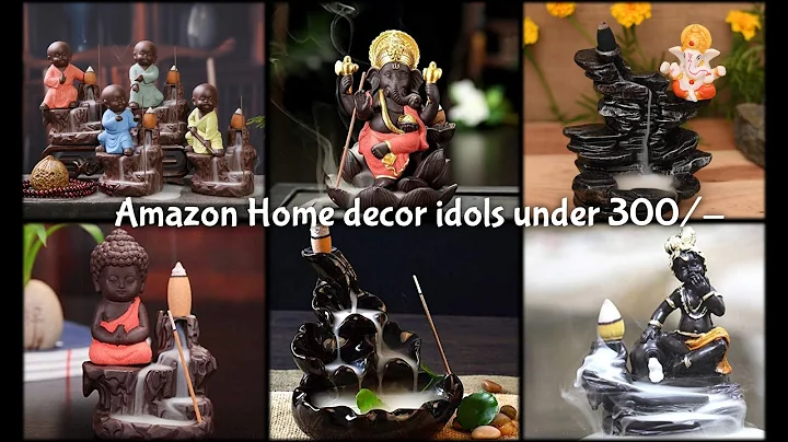 Smokey waterfall Ganesha idols Backflow incence burner | Amazon home decor idols.