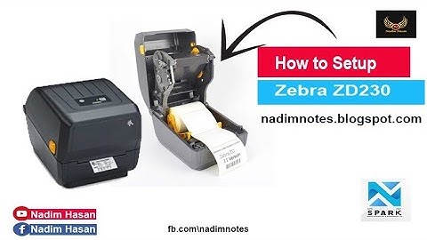 Zebra ZD230 Barcode printer | Nadim Hasan