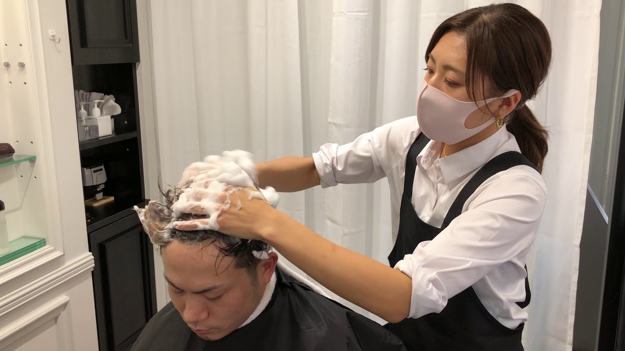 えりこ様式シャンプー Asmr 床屋 理容室 Shampoo Youtube