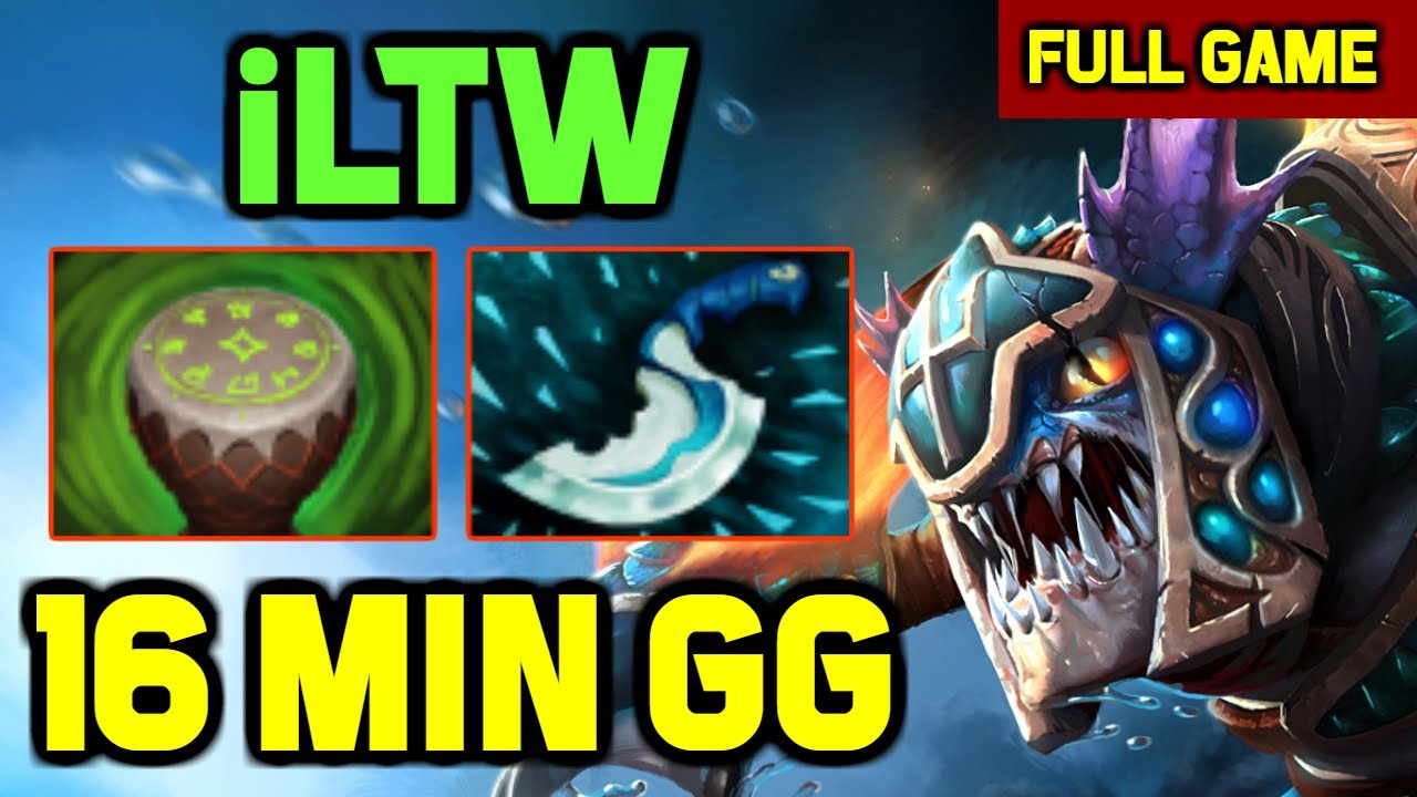 iLTW Nonstop GANK Aggressive Slark gameplay QUICK END Game