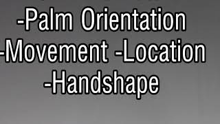 Palm orientation
