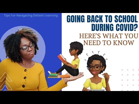 Back To School During COVID | Distant Learning Tips - YouTube