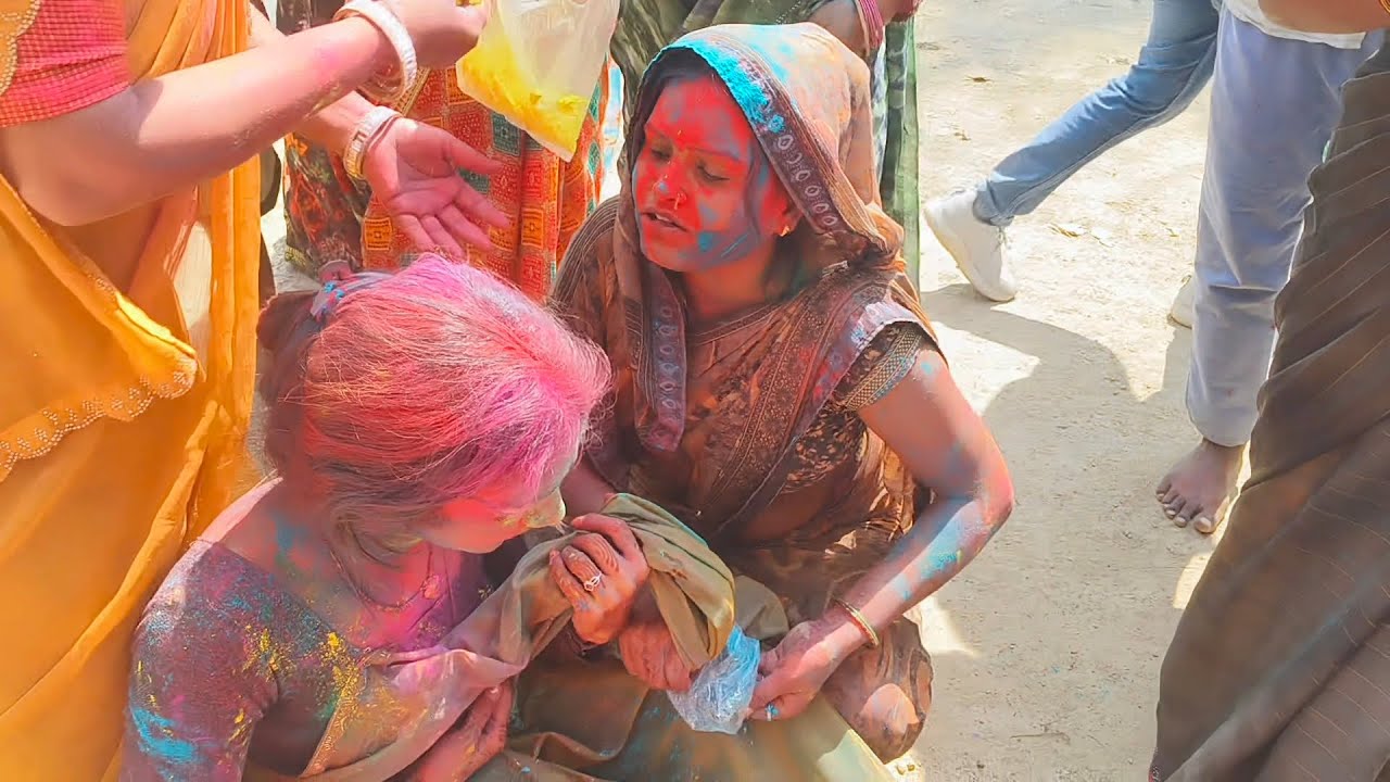 इस बार का यादगार होलीअच्छी मजेदार वीडियो 🤣🤣 खुशबू रानी रीना यादव मंजू मोहिनी 