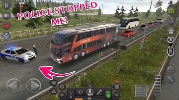 Bus Simulator Ultimate #9 Police Stopped Me!!! | iOS Android Gameplay