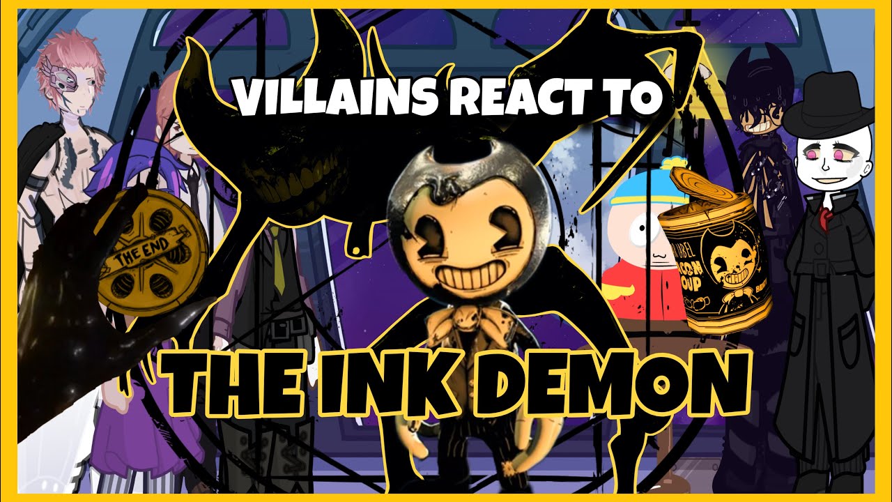 FANDOMS REACT TO BENDY AND THE INK MACHINE #subscribetomychannel #batim ...