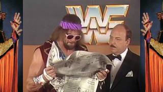 Macho Man Randy Savage Promo Yesterday s Newspaper