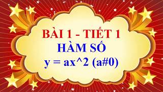 Toán học lớp 9 - Bài 1 - Hàm số y = ax^2 ( a#0) - Tiết 1