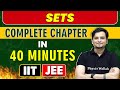 Sets in 40 minutes  complete chapter for jee main  advanced