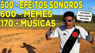 Mega Pack Para Edição De Vídeos Engraçados Memes, Efeitos Sonoros, Chroma Keys E Músicas