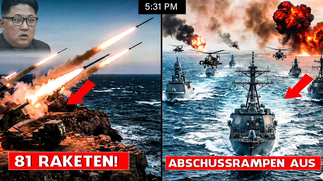 81 Raketen um 