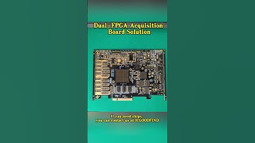 Dual-FPGA Acquisition Board Solution #FPGA #XCVU13P #XUZU47  #PCI #engineer #ICgoodFind#XILINX