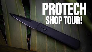 NEW Protech Knives Shop Tour! | Building a Godfather Operator