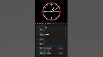 Create Analog Clock Using HTML CSS and JavaScript