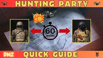 HUNTING PARTY | DMZ SEASON 4 QUICK MISSION GUIDE | KILL RHINO & THE SNIPER WITHIN 60 SECONDS