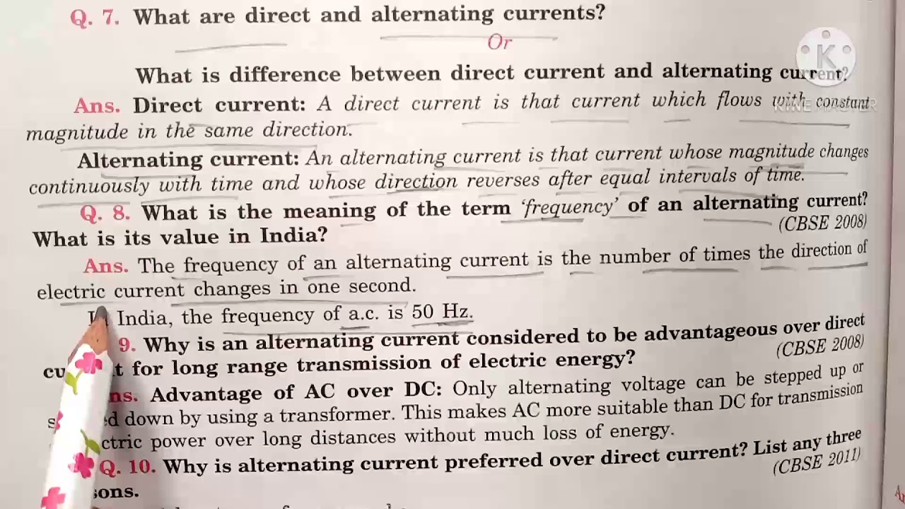 Science Class 10 Advantages Of AC Over DC YouTube Science Class 10 Advantages Of AC Over DC YouTube
