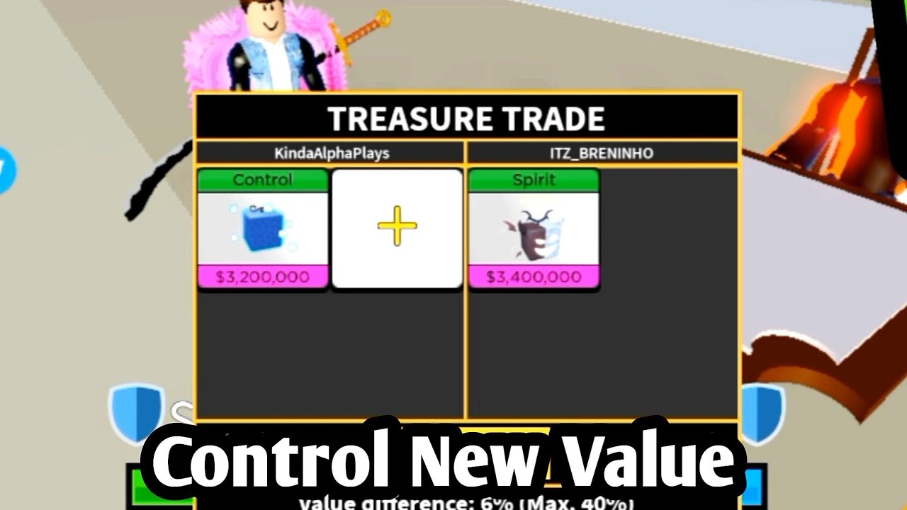 What People offer for control fruit?  Control new value update 20 blox  fruits 