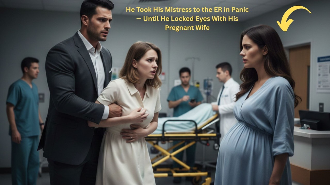 He Took His Mistress to the ER in Panic — Until He Locked Eyes With His Pregnant Wife