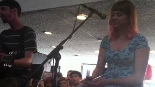Tigers Jaw "Chemicals" Acoustic @BACKSIDE RECORD STORE 06/08/13