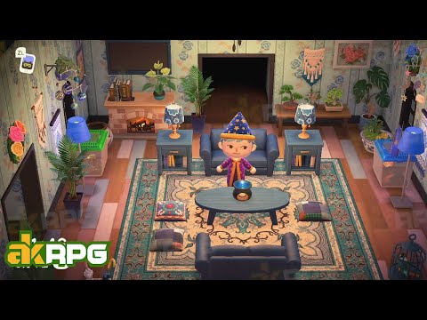 Elegant ACNH Living Room Design - Low Profile Living Room Ideas in Animal Crossing