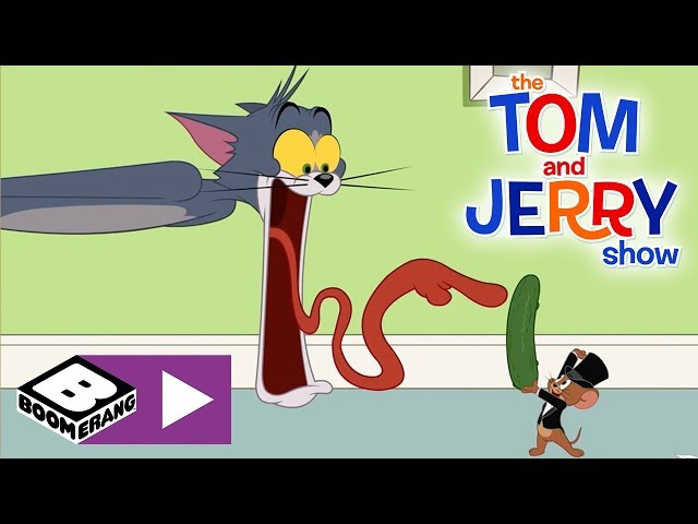 The Tom and Jerry Show | Cats vs Cucumbers | Boomerang UK class=