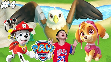 Save an Eagle - Paw Patrol on a Roll Part 4 with Skye and Marshall