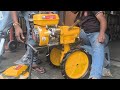 How To Fitting || Self Start Power Tiller Weeder || 7.HP || Nav Bharat || Part.1