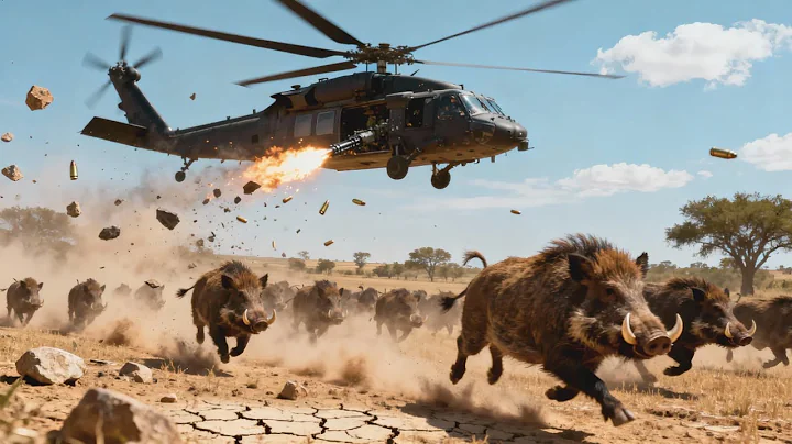 Battle In The Texas Sky – The Farmer Destroys Hundreds Of Wild Boars In Minutes | Invasive Species