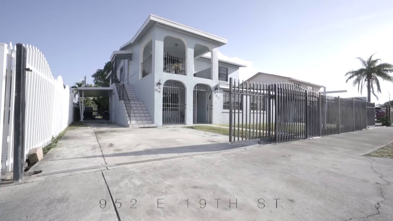 952958 E 19 Street Hialeah Oversized Duplex YouTube