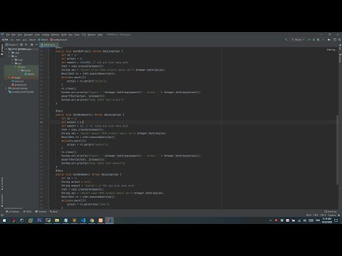 [KTPM_B1] Demo cài đặt và sử dụng công cụ DbUnit cho database testing