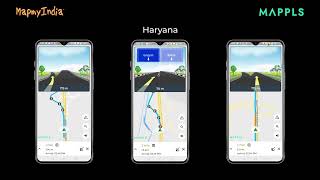 Junction View in Navigation on the Mappls App to enable safer driving & help minimise road accidents screenshot 4