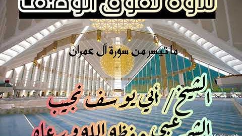 تلاوة تفوق الوصف الشيخ/ أبو يوسف نجيب الشرعبي حفظه الله ورعاه
