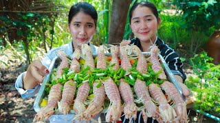 Mantis Shrimp Cooking Vegetable - Cooking With Sros