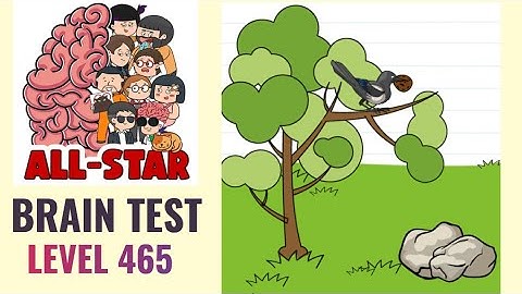 Brain Test All Star Level 465 | The crow wants to eat some walnut | Walkthrough