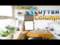 how to layout column Widget- اردو / हिंदी