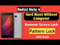 How To Unlock Screen Lock Redmi Note 4 | how To Hard Reset mi note 4 | How To remove pattern Lock |💥