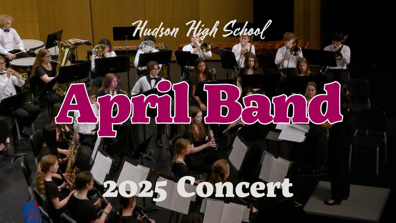 2025 Hudson High School April Band Concert - YouTube