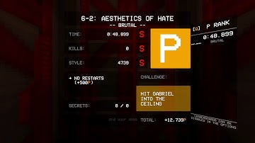 Daily ULTRAKILL P-rank until I get HRT (day 74 | 6-2)