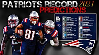 New England Patriots WAY too Early 2021 Record Predictions | NFL Record Predictions