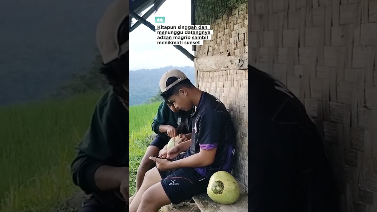 Buka puasa di alam luar memang beda vibesnya 