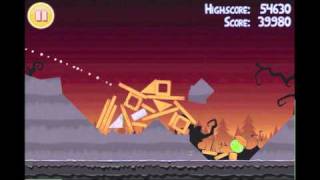 Angry Birds Halloween 3 Star Walk Through Theme 2 Level 9