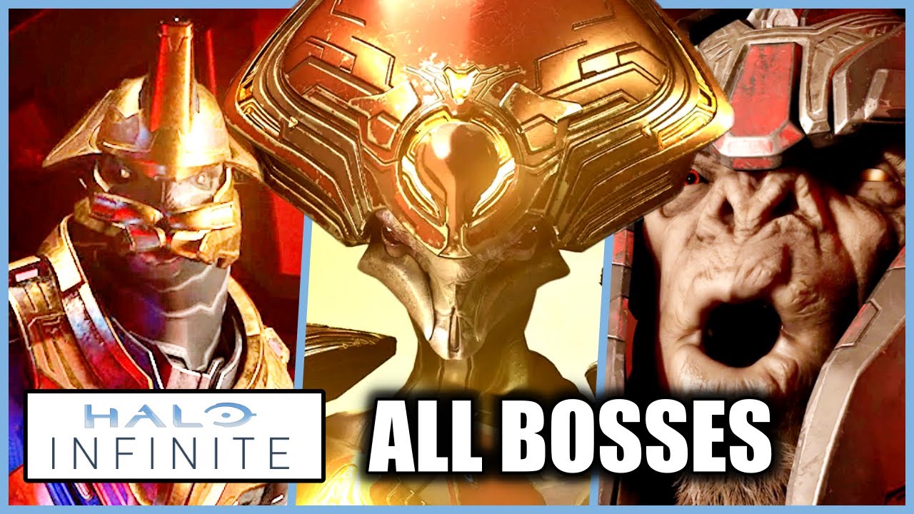 Halo Infinite All Bosses - All Main Story Boss Fights