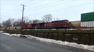 Canadian Pacific Double Stack Train Heads West